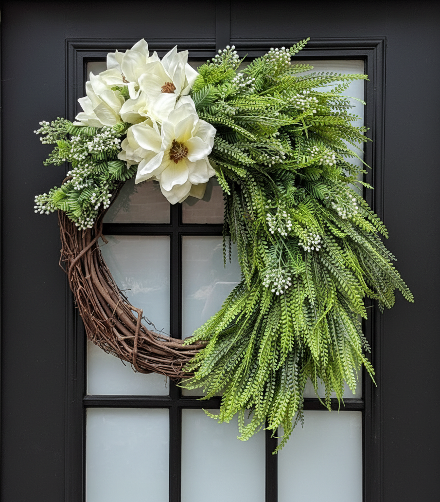 White Winter Wreath